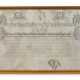 Gesellenbrief eines Gärtners Sachsen-Coburg 1824 - photo 1