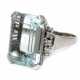 Damenring mit Aquamarin und Brillanten - photo 1