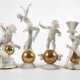 Hutschenreuther Konvolut Goldkugel-Figuren - Foto 1