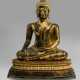 Feine und große Bronze des Buddha Shakyamuni - Foto 1