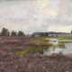 Adolf Glatte, Moorlandschaft mit blühender Heide - photo 1