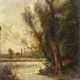Henri Joseph Harpignies, attr., Flusslandschaft - photo 1