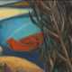 Henschel, Expressionistische Landschaft mit Boot - photo 1