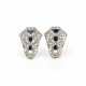 A pair of Art Deco sapphire diamond clips - фото 1