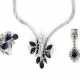 Diamond emerald jewelry set - photo 1