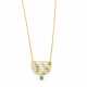 Emerald diamond necklace - photo 1