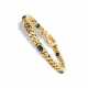 Panzerarmband mit Saphircabochons - Foto 1