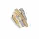 Bicolor diamond ring - photo 1