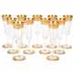St. Louis Set Champagnerflöten 'Thistle Gold' - Foto 1