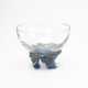 Daum Nancy glass bowl on pâte de verre glass foot with fish/aquarium decoration, Grande Modèle - фото 1