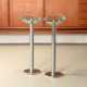 Pair of Fontana Arte standing ashtrays, design by Pierangelo Gallotti & Gigi Radice - photo 1