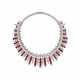 RUBY AND DIAMOND FRINGE NECKLACE - photo 1