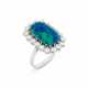 OPAL AND DIAMOND RING - photo 1