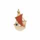 CARTIER RETRO MULTI-GEM BIRD-SAILING BOAT CLIP-BROOCH - photo 1