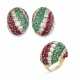 KUTCHINSKY SET OF RUBY, EMERALD AND DIAMOND JEWELLERY - photo 1