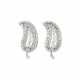 PAIR OF MID-20TH CENTURY DIAMOND LEAF CLIP-BROOCHES MOUNTED BY CARTIER - photo 1
