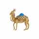 TIFFANY & CO., JEAN SCHLUMBERGER MULTI-GEM AND ENAMEL DROMEDARY BROOCH - фото 1