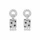 CARTIER DIAMOND AND ONYX 'PANTHÈRE' EARRINGS - photo 1