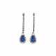 LATE 19TH CENTURY SAPPHIRE AND DIAMOND EARRINGS - фото 1