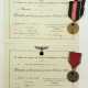 Medaille zur Erinnerung an den 1. Oktober 1938, mit zwei Urkunden. - Foto 1