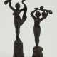Bronze Figur - Junge Frau - 2 Exemplare. - Foto 1