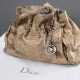 Christian Dior Tasche "Python Le Trente", helles Schlangenleder, silberfarbene Hardware und großes Logo Charm, doppelter Kettenriemen, innen Glattleder, zwei Einsteckfächer und Reißverschlussfach, Nr.: 14- MA- … - photo 1