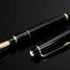 Mont Blanc Meisterstück Füllfederhalter mit Gelbgold 585 Feder, 1995, L. 11,5cm - photo 1