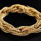 Gelbgold 750 Kordel Gliederarmband, 88g, L. 19,5cm, Ø 1,3cm - Foto 1