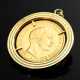 Gelbgold 585 Anhänger mit Gelbgold 900 Münze „20 Mark Deutsches Reich, 1897, Wilhelm II Deutscher Kaiser und König v. Preussen“, 12g, Ø 3cm - photo 1