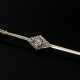 Platinierte Gelbgold 585 Stabnadel mit Diamanten im Alt- und Rosenschliff (zus. ca. 0.12ct/SI-P1/TCR), 2,8g, L. 5,9cm - фото 1