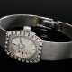Ducado Weißgold 585 Armbanduhr mit Achtkant Diamantlünette (zus. ca. 0.52ct/IF/W), Handaufzug, 28,7g, L. 17,5cm, gangbar (keine Garantie auf Werk und Funktionalität) - photo 1