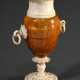 Empire Streuer in Amphorenform, Buchsbaum mit Knochen, Seemannsarbeit (?), um 1800/1820, H. 10cm, Riss am Standring - photo 1