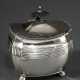 Oktogonale Silber Zuckerdose, MZ: Henry Stratford, Sheffield 1895, Silber 925, 206g, 11,5x10x8cm, leichte Druckstellen - photo 1