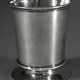 Schwerer Fußbecher in schlichter Façon, MZ: H.J. Wilm, Berlin, Silber 925, 333g, H. 10,5cm - photo 1