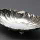 Ovale Schale mit floral plastischen Ecken, Handarbeit, Silber 925, 481g, 9x17x34cm - photo 1