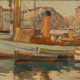 Maydol, Jacques (1871-1950) „Hafen von Nizza“ 1919, Öl/Holz, u.r. sign./bez./dat., verso auf Klebeetikett bez., 23,5x33,5cm (m.R. 33x43cm) - photo 1