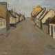 Hansen, Knut (1876-1926) „Dorfstraße zum Meer“ 1917, Öl/Leinwand, u.r. sign./dat., 33,5x46,5cm (m.R. 47,5x60cm) - photo 1