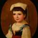 Wohnlich, Laura (?) „Portrait Ida Nisoli“ 1881, Öl/Holz, verso bez., 27x20,7cm (m.R. 30,7x24,4cm), rest. - Foto 1
