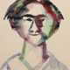 Bargheer, Eduard (1901-1979) "Portrait" 1948, Aquarell/Bleistift, u.l. sign./dat., BM 49,8x34,8cm, min. Altersspuren - photo 1