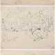 3 Bargheer, Eduard (1901-1979) "Strandszenen" 1947, je u. sign./dat., 2x verso sign./dat./bez. "Badende IX" und "Schirme am Strand", ca. 22x28cm, leicht vergilbt, z.T. verso Montagereste - Foto 1