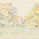 Hauptmann, Ivo (1886-1973) „Hirschpark“ 1914, Kohle/Aquarell, u.r. sign./dat., BM 32,3x50,5cm (m.R. 45,3x63,5cm), 2 kleine Randeinrisse (1/1,5cm), leicht fleckig - photo 1