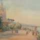 Pastina, Guiseppe (1863-1942) "Casino Monte Carlo in Monaco", Aquarell, u.l. sign., verso bez., 28x45,5cm (m.R. 50x68cm), min. fleckig - photo 1