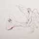 Vostell, Wolf (1932-1998) "Erotische Darstellung mit Engel" 1981, Farbstift, u.r. sign./dat., BM 72,5x102cm, verso Montagereste - photo 1