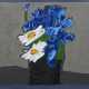 Fussmann, Klaus (*1938) "Margariten und Kornblumen" 1993, Farblinolschnitt, 24/48, u. sign./dat./num., verso bez., PM 29,5x34,5cm, BM 32x37cm (m.R. 55,5x60cm) - фото 1