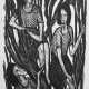 Maetzel, Emil (1877-1955) „Drei Mädchen“ 1945, Lithographie, u.l. sign., u.r. i.d. Platte sign./dat., PM 25,5x29,5cm, BM 55,5x37cm, am Rand knickspurig, Provenienz: direkt vom Künstler erworben, Sammlung Gerhard Schack, … - photo 1