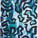 Penck, A.R. (1939-2017) “Sternzeichen Wassermann” 1995, Farbradierung, 7/60, u. sign./num., freigestellt gerahmt, PM 39,5x29,8cm, BM 64,5x50cm (m.R. 84,5x69,5cm), u.l. kleiner Fleck - фото 1