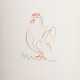 Picasso, Pablo (1881-1973) "Le Coq", Farbserigraphie, u.r. i.d. Platte sign., BM 64x48,5cm, min. Altersspuren - фото 1