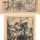 2 Steinhagen, Heinrich (1880-1948) "Fischer" und "Heuwagen", Lithographien, je Proben, je u.l. sign., u.r. bez., je i.d. Platte monogr., PM 41x31/40,3x55cm, leichte Altersspuren und Defekte - photo 1