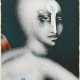 Wunderlich, Paul (1927-2010) "Damenportrait", Farblithographie, 214/250, u. sign./num., im Passepartout montiert, BM 16,8x11,4cm (m.PP. 30x20cm) - photo 1