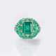 Farbintensiver Smaragd Ring. - photo 1